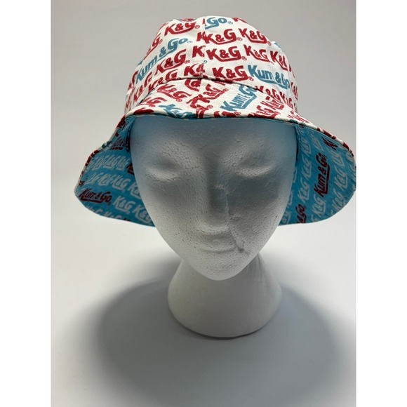 Kum & Go Reversible Bucket Hat One Size Adult | Y2K Streetwear Gas Station - Picture 9 of 12